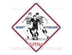 Наклейки на авто, на одежду "Футбольный Чемпионат Мира в России 2018 г." (от 50 р.) для болельщиков.