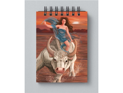 Блокнот с символикой "Быка" №9