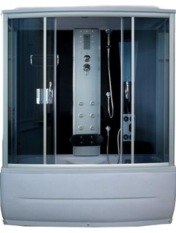 Душевая кабина Aquapulse 7806A black, 125*85*220 см