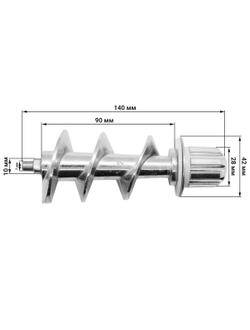 MS-651271 шнек для мясорубок Moulinex hv10