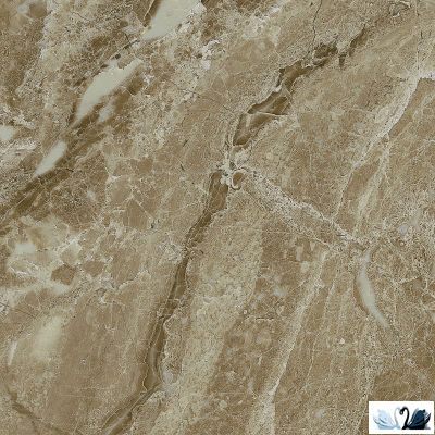 Керамогранит Eurotile Prada GP Brown 41,2x41,2 см под мрамор