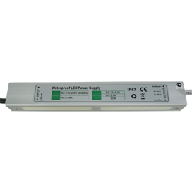 Блок питания для светодиодных лент Ecola 30W 220V-12V IP67 217х29х21 B7L030ESB