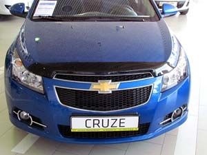 Дефлектор капота темный CHEVROLET CRUZE 2009-2015/DAEWOO LACETTI 2009-2011 Sedan, NLD.SCHCRU0912