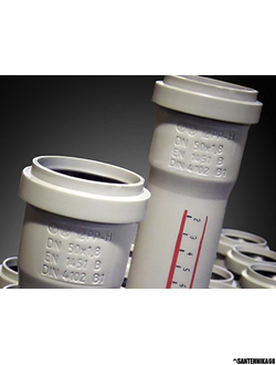 Труба с раструбом пп канализация Ostendorf HTEM DN 50 * 0,15 0,25 0,5 0,75 1 1,5 2 3 м