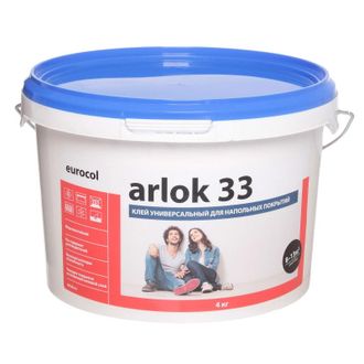 Клей для ПВХ Arlok 33 упаковка 4 кг. (Расход на 8-10 м.кв.)