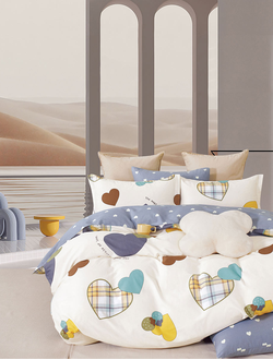 Постельное белье TANGO Twill сатин двуспальное 180x210x1 220x245x1 70x70x2 TPIG2-1918-70