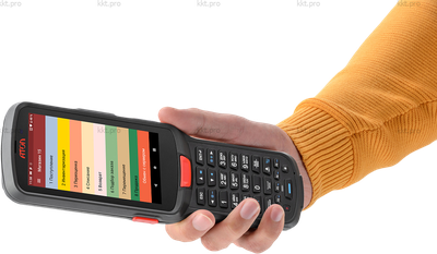 Терминал сбора данных с возможностью подключения к мобильным устройствам.