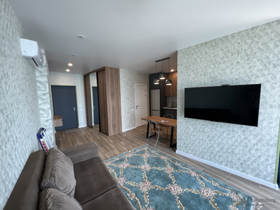 ЖК "Tropical Garden", Квартира 1+1 с прямым видом на Чёрное море , в Грузии, пригород Батуми. Аренда на долгий срок. Сдана до 081025