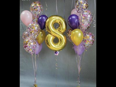 Композиция шаров Весна