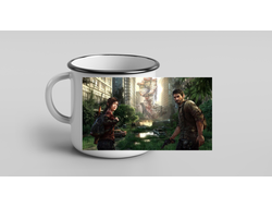 Кружка металлическая эмалированная  ОДНИ ИЗ НАС, THE LAST OF US  №10
