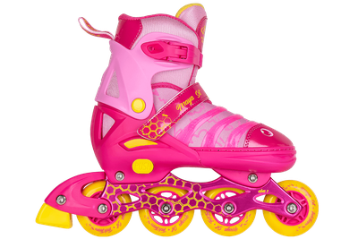 Комплект Ролики с защитой Tech Team Maya set розовый