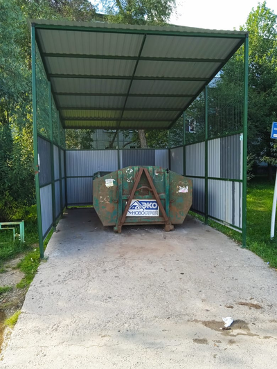 Контейнерная площадка для бункера 8м3