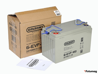 Тяговый аккумулятор Gelbert 6-EVF-100 (12V105A/H C5)