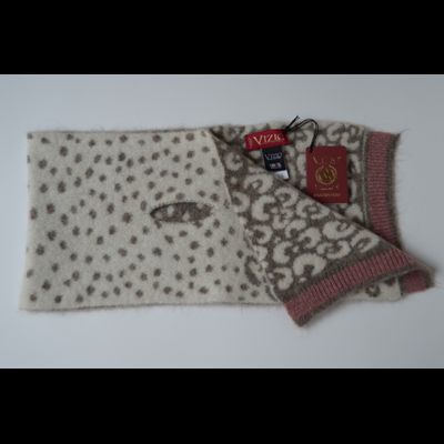 Пятнистая белая с розовым шапка Vizio Италия ZS 8077 CY