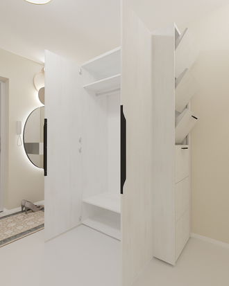 Шкаф СКАЙ-1000С с обувницей