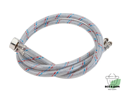 AQUALINE Подводка гибкая для смесителя нейлон (стальная гайка) 80см 4890