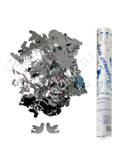 Пневматическая Хлопушка 30 см "Свадебные Голуби"