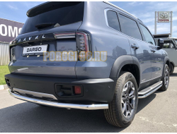 Защита заднего бампера угловая большая d60 для Haval Dargo (2022-...)