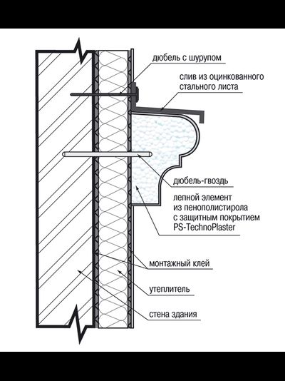 Молдинг Lepninaplast МВ-145, пенополистирол, армированный, под покраску, 2 метра