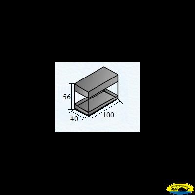 Аквариум 200л. с крышкой 100*56(h)*40 без ламп