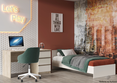 Айри КР-001 Кровать (0,9 х 2,0 м) Кашемир