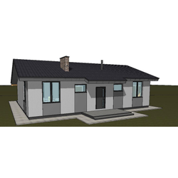 Одноэтажный дом с тремя спальнями 99м² (S87)