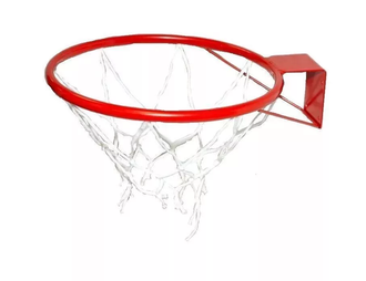 Баскетбольное кольцо МТ № 5, d 380 мм, с упором и сеткой