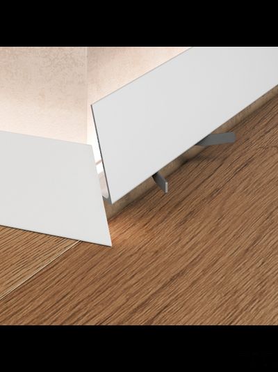 Плинтус Pro Design Corner 570 Белый муар