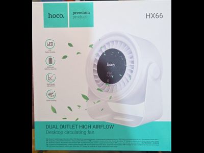 вентилятор настольный большой с аккумулятором hx22