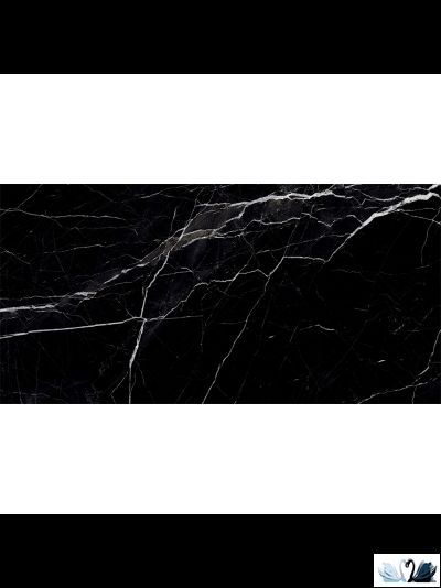 Керамогранит Ocean Ceramic Flash black 60 x 120 см черный полированная