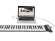 USB MIDI 61 клавиш гибкая силиконовая миди клавиатура Roll Up Piano MD61