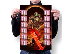 Календарь настенный Doom/ Дум №1