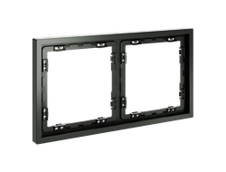 VLS100206 Рамка двойная, титан-1