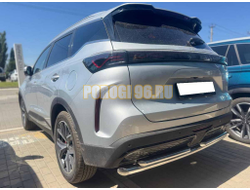 Защита заднего бампера двойная Папа Тюнинг d60/42 для TENET T7 2025-