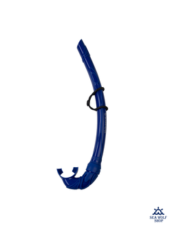 Трубка для дайвинга Scorpena B4 гибкая, синяя