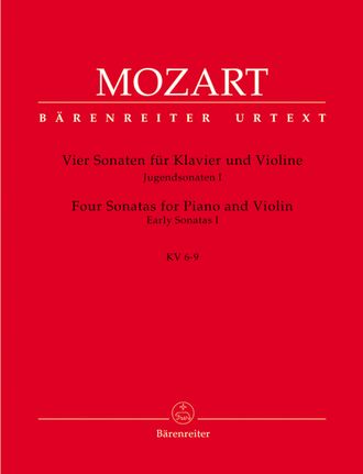 Mozart 4 Sonatas for Violin and Piano (Early Sonatas I, KV 6-9)