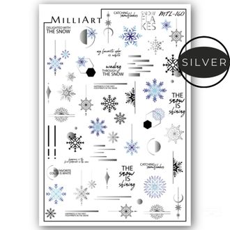 Слайдер-дизайн MilliArt Nails Металл MTL-160