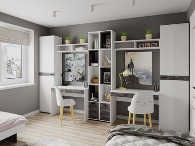 Шкаф 500 Сканди Камень (Гросс)