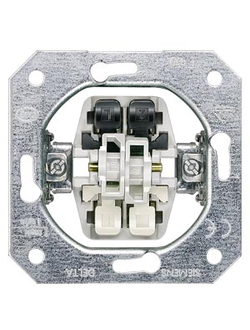 5TA2155 DELTA ВЫКЛЮЧАТЕЛЬ ЭЛЕКТРО-МЕХАНИЧ. ЧАСТЬ ДЛЯ МОНТАЖА ПОД ШТУКАТУРКУ 10А 250В 2 КЛАВИШИ