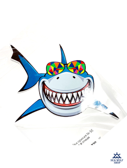 Наклейка оракал № 55 Акула в очках