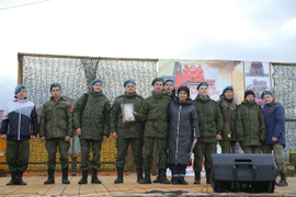  Соревнования по военно-прикладным видам  спорта на родине героя Советского Союза  П.М.Гаврилова  в  с. Альвидино 