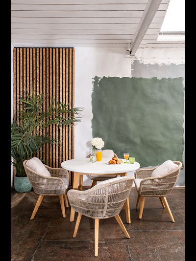 Обеденная группа из тика TALARA S