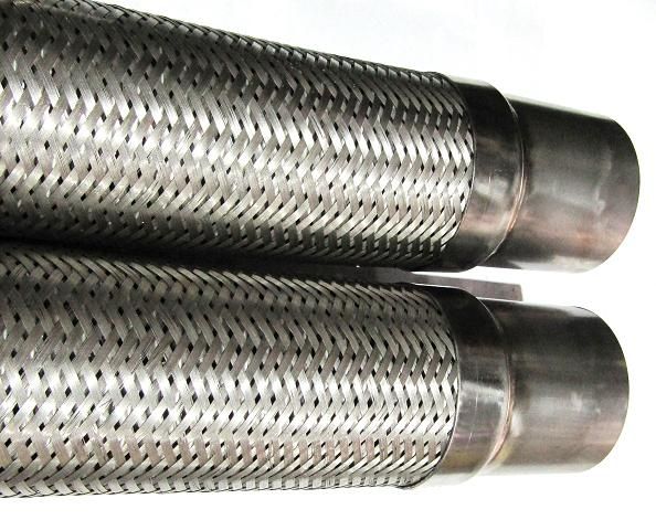 МРВД Металлорукав высокого давления из нержавеющей стали с патрубками под приварку