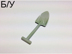 ! Б/У - Fabuland Utensil Shovel with raised 'Fabuland', Light Gray (x120a) - Б/У