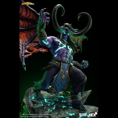Иллидан Ярость Бури (серия Warcraft, HearthStone) - КОЛЛЕКЦИОННАЯ СТАТУЯ 1/10 Illidan Stormrage (HEXHS06) - HEX Collectibles x Blizzard