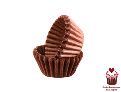 Капсулы бумажные для конфет коричневые d3см, 2000 шт