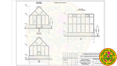 Фасад теплицы из стекла и алюминия Честерфилд Классик 4000 3000
