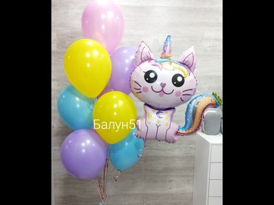 10 шаров на грузе + фигура