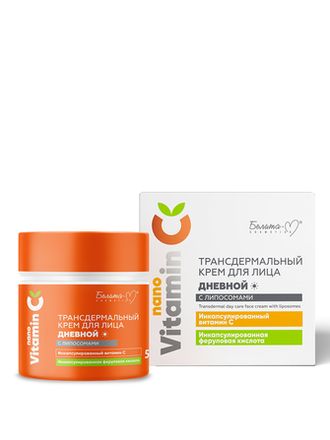 Белита-М NanoVitamin С Трансдермальный Крем для лица дневной с липосомами, 50г