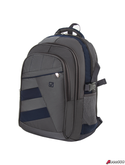 Рюкзак BRAUBERG URBAN универсальный, 2 отделения, «MainStream 2», серо-синий, 45×32×19 см. 224446